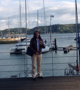 At the port where we had lunch today