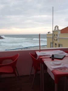 We had lunch in this perfect location, and tried caldeirada, a fish stew with mussels, clams, shrimp, sea bass. Tons of them. Delicious!