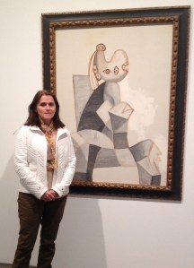 This painting could be of me: jet lagged (still), eating too much (this will continue), and physically inactive (must change that).