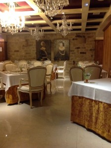 The old and grand restaurant where we had lunch today.