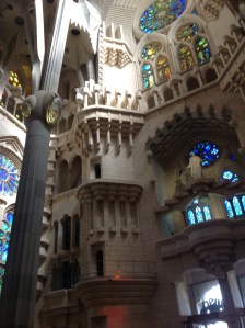 The inside of the church was massive and it sure looked finished to me. It's not though - the have at least 25 years of work left