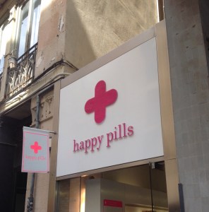 Saw this interesting shop. It had a bunch of customers and I wandered in. It's candy, but only small varieties that you put in a glass jar, ranging in size from baby food to peanut butter-sized. Crazy, but I bet they'll do well all summer.